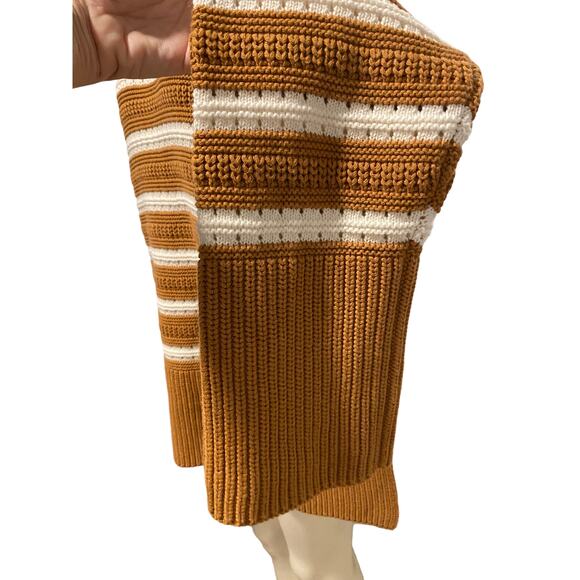 Samsoe Samsoe Raili Crew Neck Oversized Chunky Striped Pullover Sweater - Picture 5 of 7